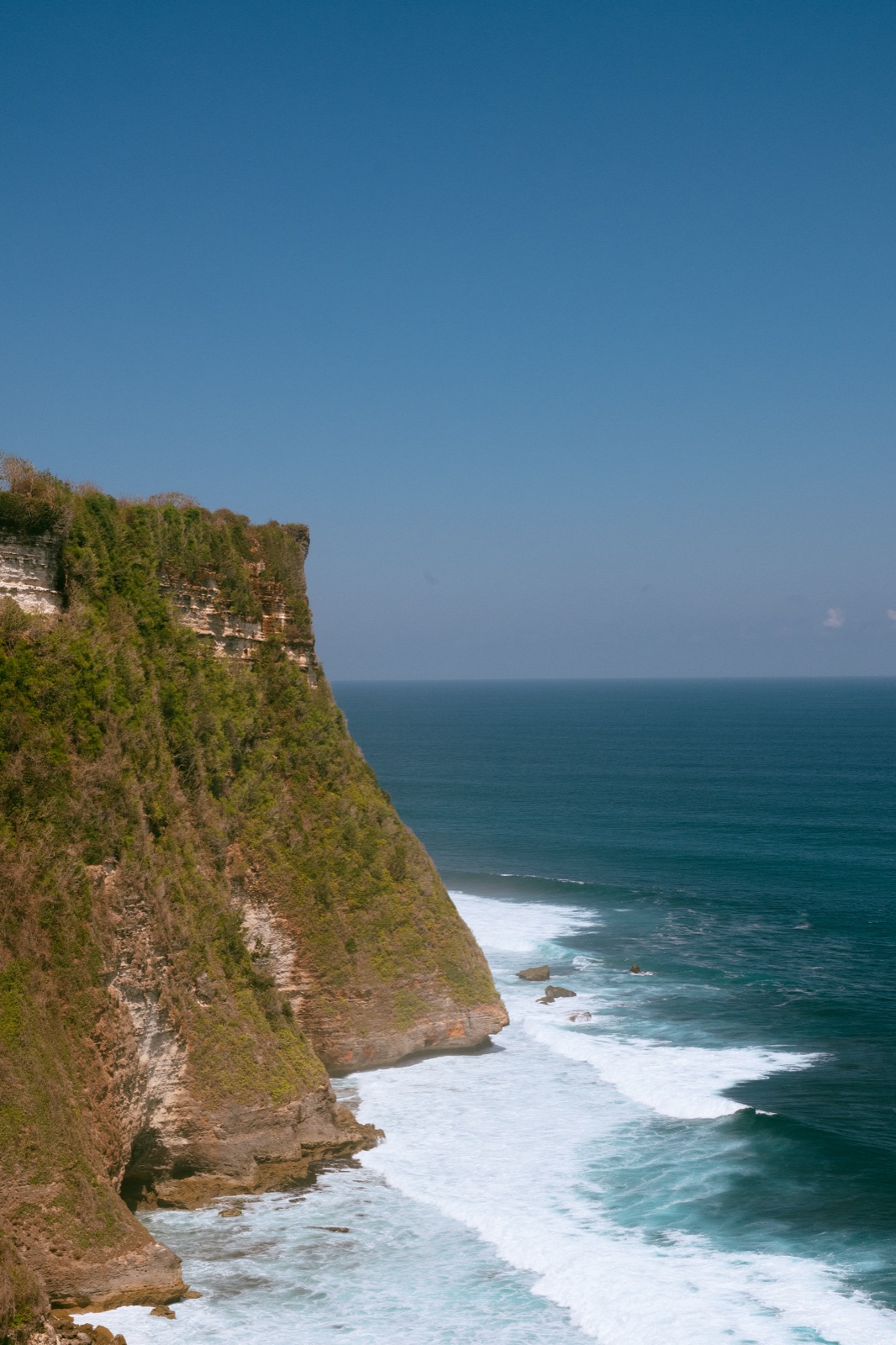 Uluwatu clifftop above the surf